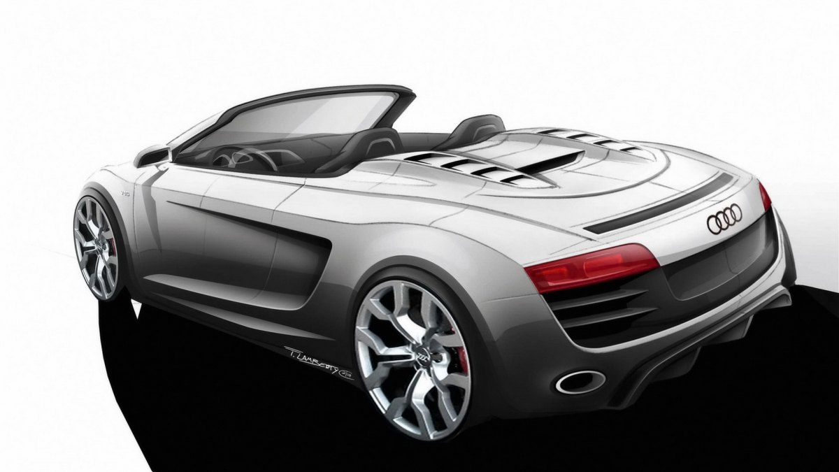 Audi R8 SpyderµܳͼƬֽ(ͼ6)